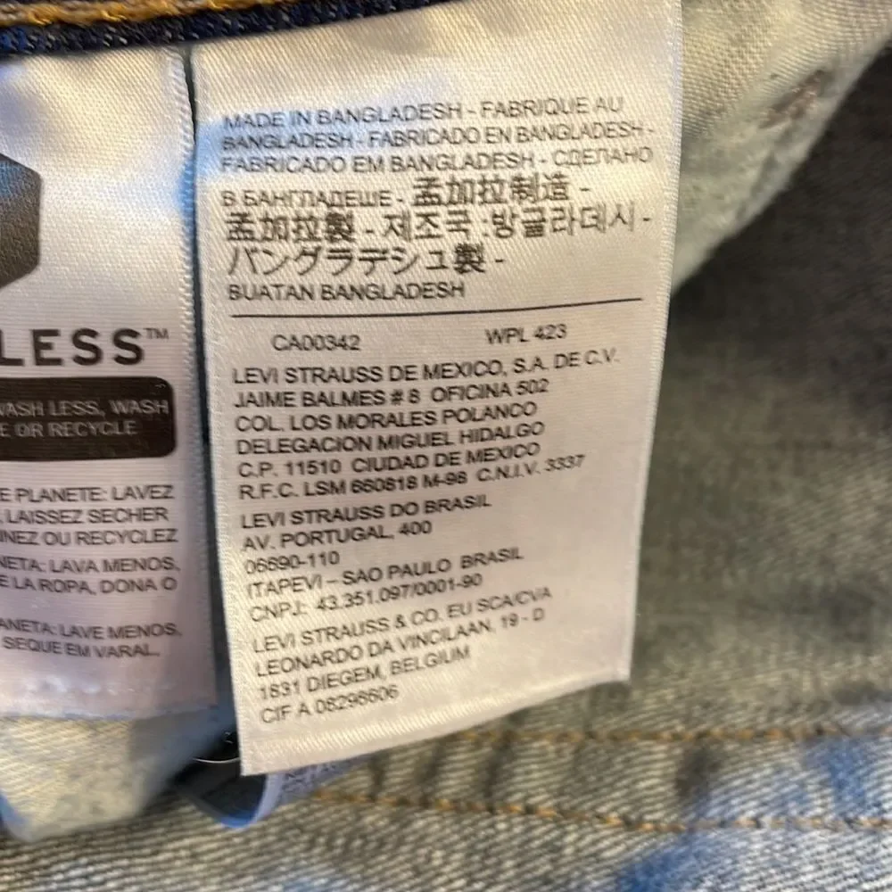 LEVI’S Mens dark blue jeans